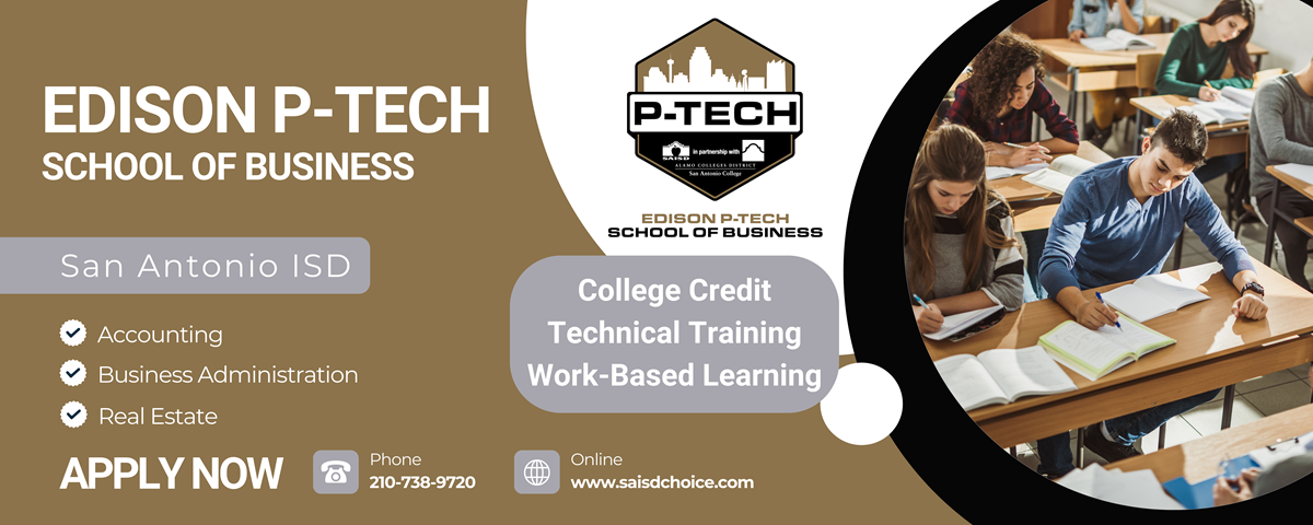 Lanier P-TECH program flyer
